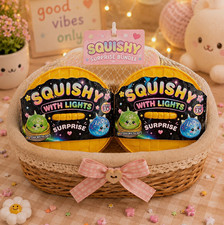 Squishy Surprise Bundle Lights Up Squeeze Ball Kids Popular 2 Pack Multicolor