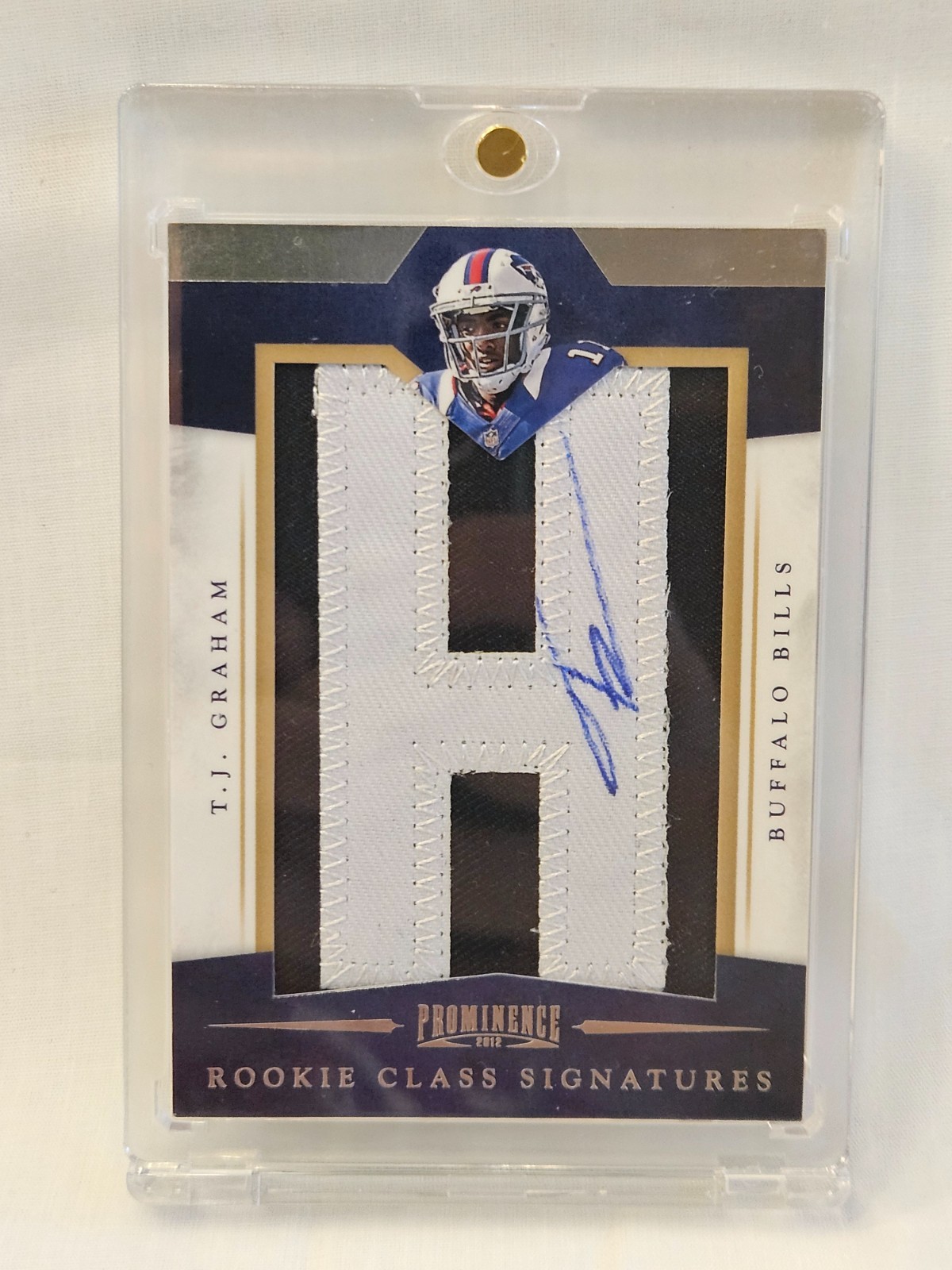 TJ Graham Panini Prominence #217 Rookie Class Letter Signature