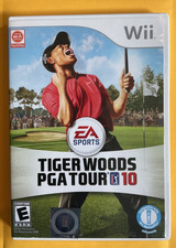 Tiger Woods PGA Tour 10 Nintendo Wii EA SPORTS MotionPlus Manual Case and Manual