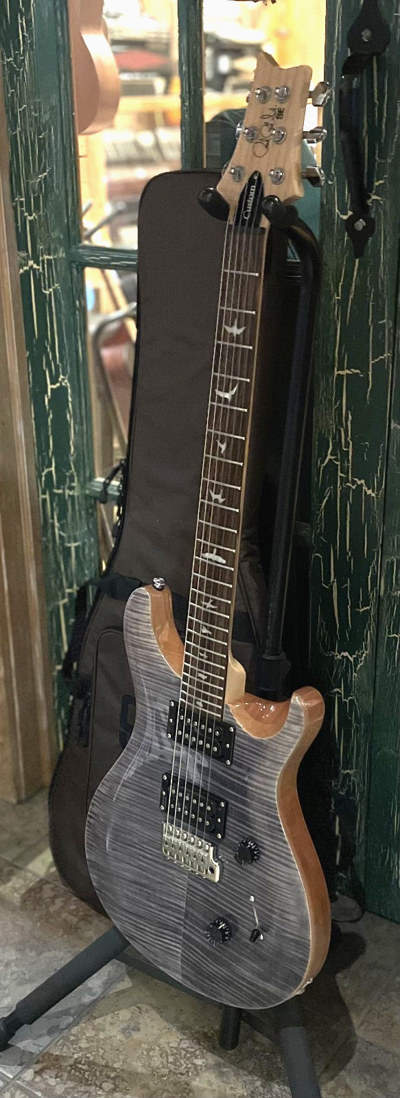 Paul Reed Smith 2024 PRS SE Custom HH Electric Guitar in Charcoal  W/ PRS SE Bag