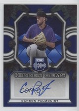 2023 Panini Elite Extra Edition Hidden Gems Blue Carson Palmquist Auto 10s3