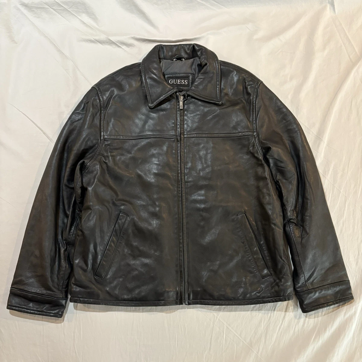 GUESS Leather Jacket products for sale | eBay