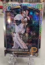 2025 Bowman - Chrome Prospects Mitch Jebb #BCP-41 Mojo Refractor (RC)