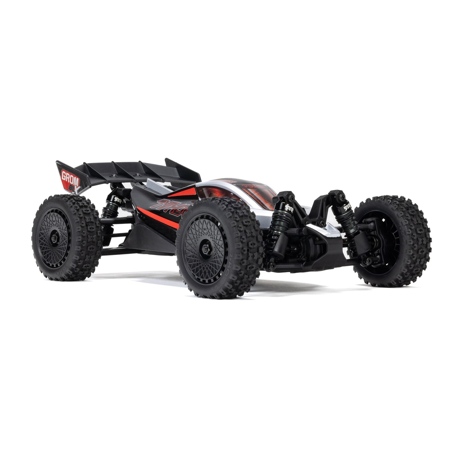 ARRMA 1/14 TYPHON GROM 223S DSC 4X4 RTR Brushless Buggy Silver ARA2306T1