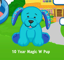 Webkinz 10 Year Magic W Pup Virtual Adoption Code Only Messaged Webkinz Rare Dog