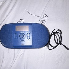 ONN AAINES100135463 Blue Portable CD Boombox Stereo w/ AC Power Cord, Jack