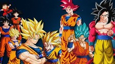 Dragon Ball Son Goku Z Anime Playmat Desk Mat TCG Card Game Mouse Pad 24x14in