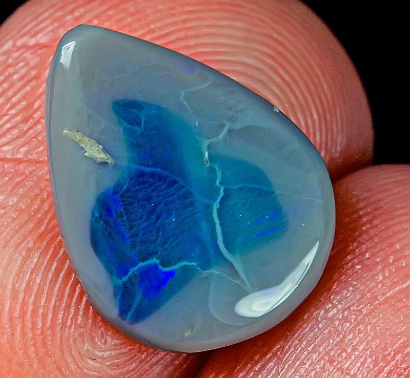 10.5Ct Natural Australian Lightning Ridge Opal Cab PWS429