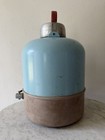 Vtg Blue 5 Quart Porcelain Interior Sportsman's Jug w/ Spigot Hot or Cold Liquid — photo 4