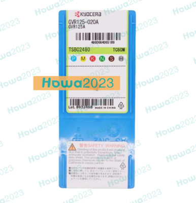 10Pcs/Box KYOCERA GVR125-020A TC60M Turning Blade Carbide Inserts