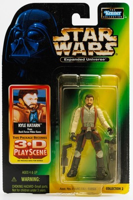 Star Wars POTF2 EU Expanded Universe Action Figure: KYLE KATARN from Dark Forces