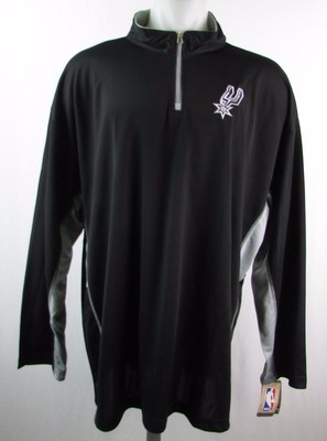 San Antonio Spurs NBA  Men's Big & Tall 1/4-Zip Pullover Warm-Up Track Jacket