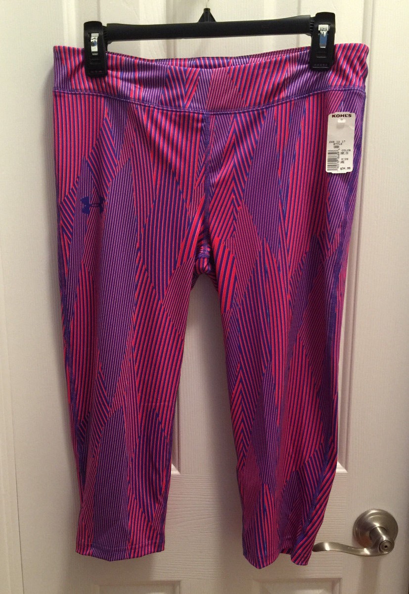 Under Armour Kohls Girls Leggings Under Armor Purple Geometric