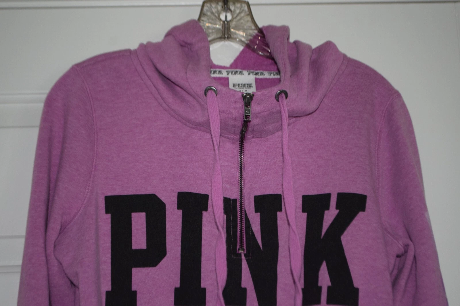 UNDERCOVER Felpa con cappuccio Victoria's Secret ROSA taglia M viola 1 4 zip ottantasei ROSA