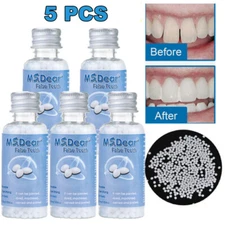 5X Temporary Tooth Repair Kit Fix Broken False Teeth Fill Gaps Dental Denture