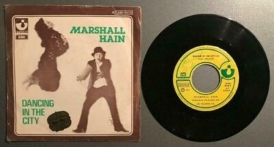 Vinyle de Marshall Hain.. : ''Dancing in the City'' - ''Take a Number''
