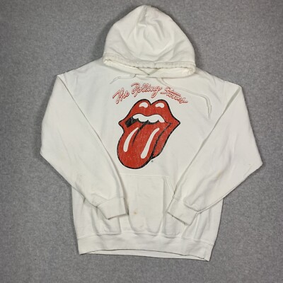 The Rolling Stones Hoodie Men's Sz Medium Sweatshirt Front