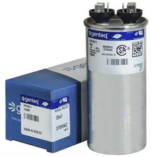 Genteq - 35 Uf MFD X 370 VAC GE Industrial Replacement Capacitor round  C335R /