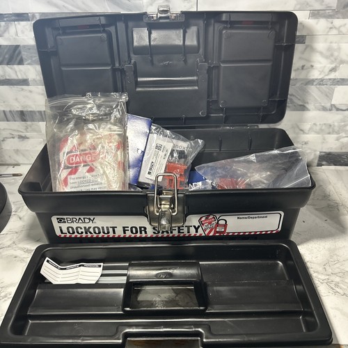 Lockout Tagout LOTO Safety Kit With Prinzing Brady Locks - carry box ...