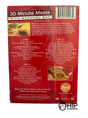Food Network Star Rachel Ray 3 DVD Set 30 Minute Meals Quick and