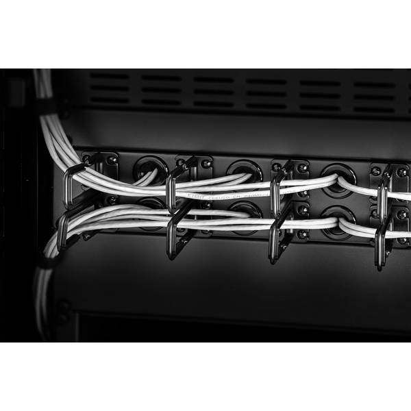 Renkforce RF-3525040   19 pollici Pannello passacavi per armadio rack 2 U Staffa