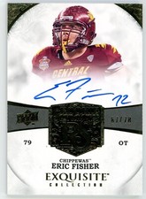 2013 Exquisite Rookie Signatures Eric Fisher Auto 67/70 #107