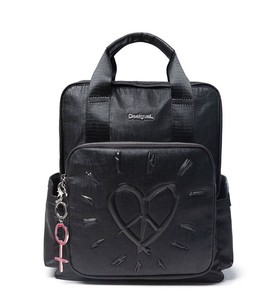mochila desigual amarilla