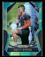 Brett Rypien 2019 Prizm Green & Yellow Hyper Prizm RC 150/175