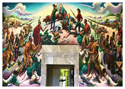 THOMAS HART BENTON - MURAL AT TRUMAN PRESIDENTIAL LIBRARY 5
