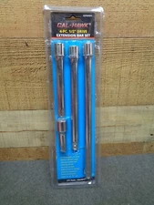 CAL-HAWK 4pc 1/2" Drive Extension Bar Set 3"-6"-9"-12"