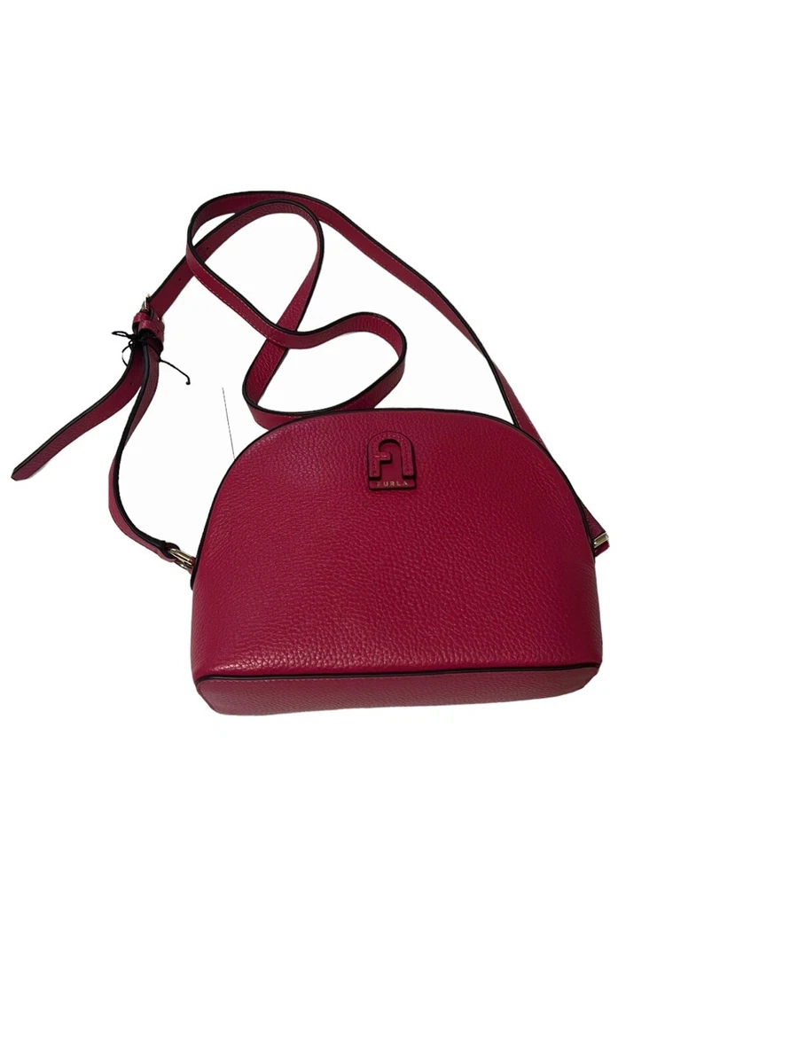 Furla Red Leather Atena Crossbody Bag Furla