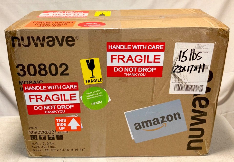 BRAND NEW Nuwave 30802 Mosaic Induction Counter Top Wok IN ORIGINAL BOX