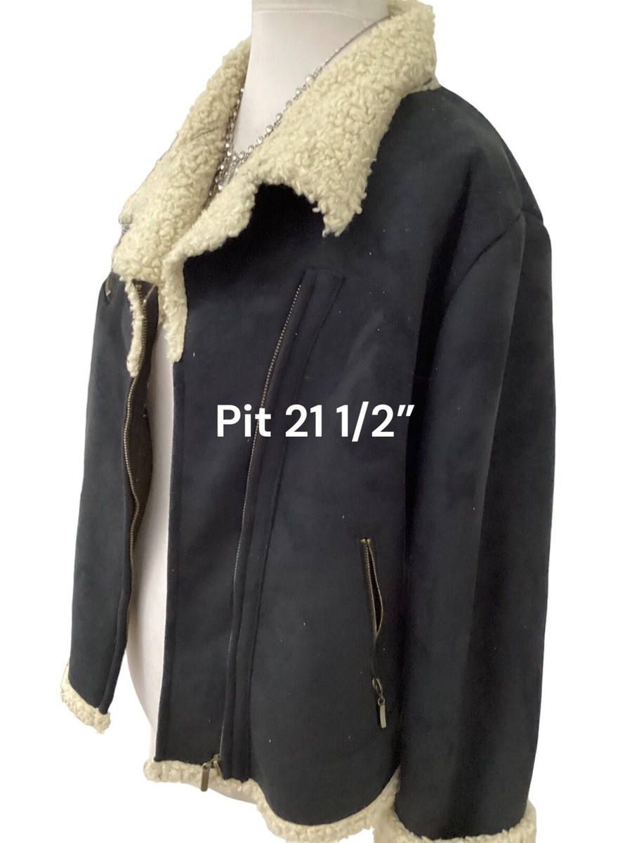 evie black faux fur ipoer design fit size 14 size 16 immac UK