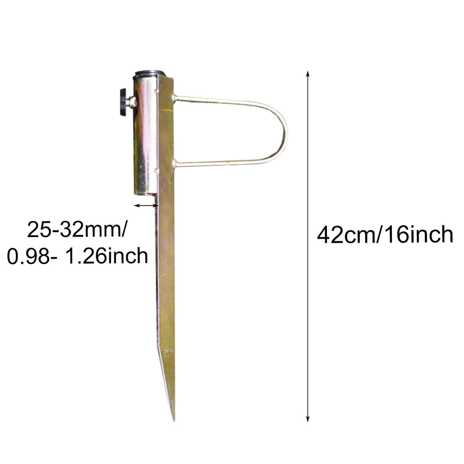 Heavy Duty Wind Protection Outdoor Ground Spike Fix Beach Umbrella Sand