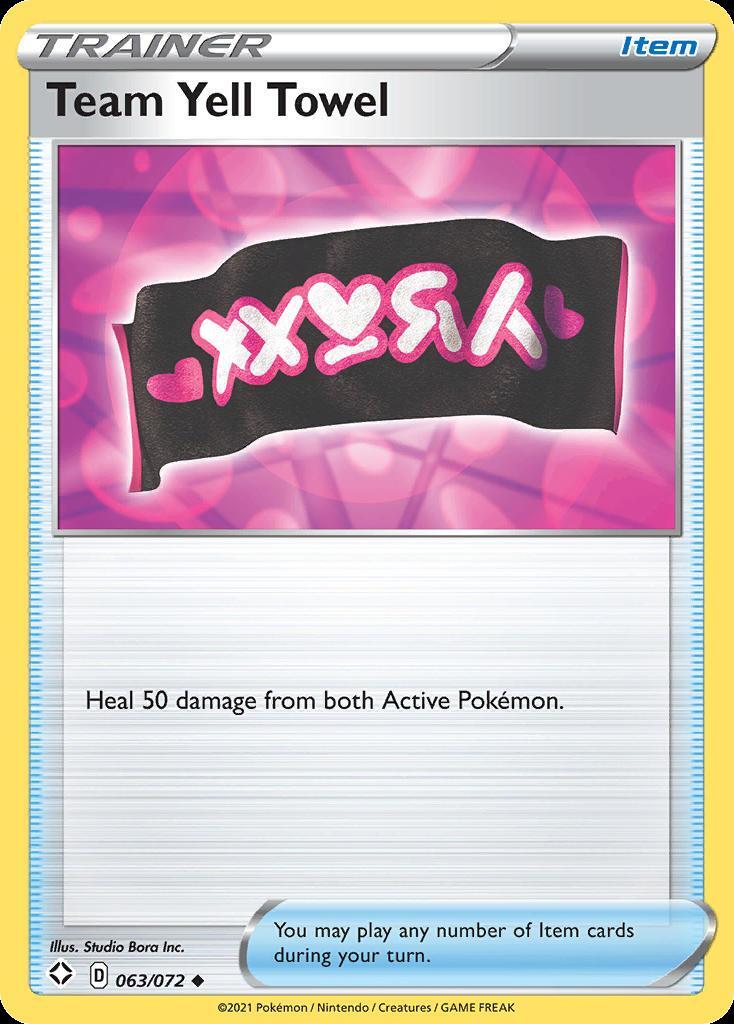 Pokemon Team Yell Towel (63/73) Shining Fates LP