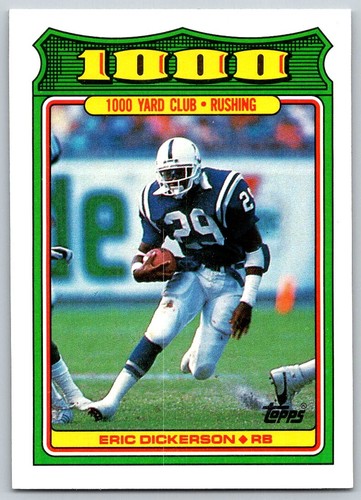 1988 Topps 1000 Yard Club Eric Dickerson Indianapolis Colts #2