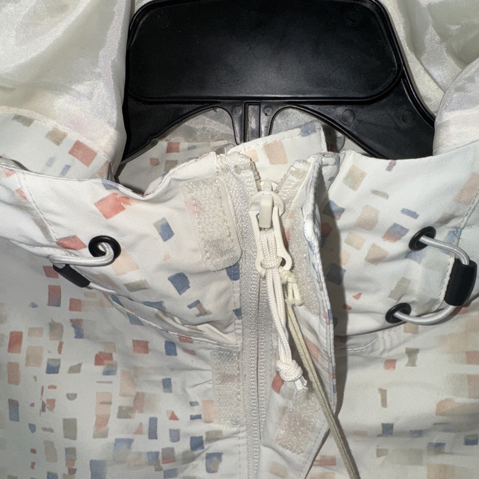 Alpine Design Mens All Day Rain Jacket Full Zip Hooded Techno Blizzard Sz S NEW