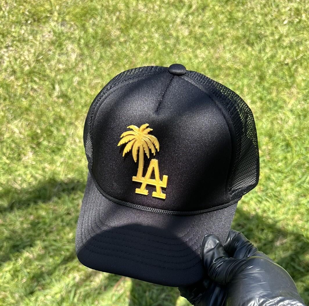 Custom Los Angeles Trucker Hat Foam LA Baseball Mesh LA Cap  display picture 3