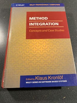 Engineering- Method Integration-1993- Klaus Kronlof-H/C VG+￼