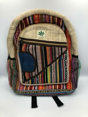 hemp laptop backpack
