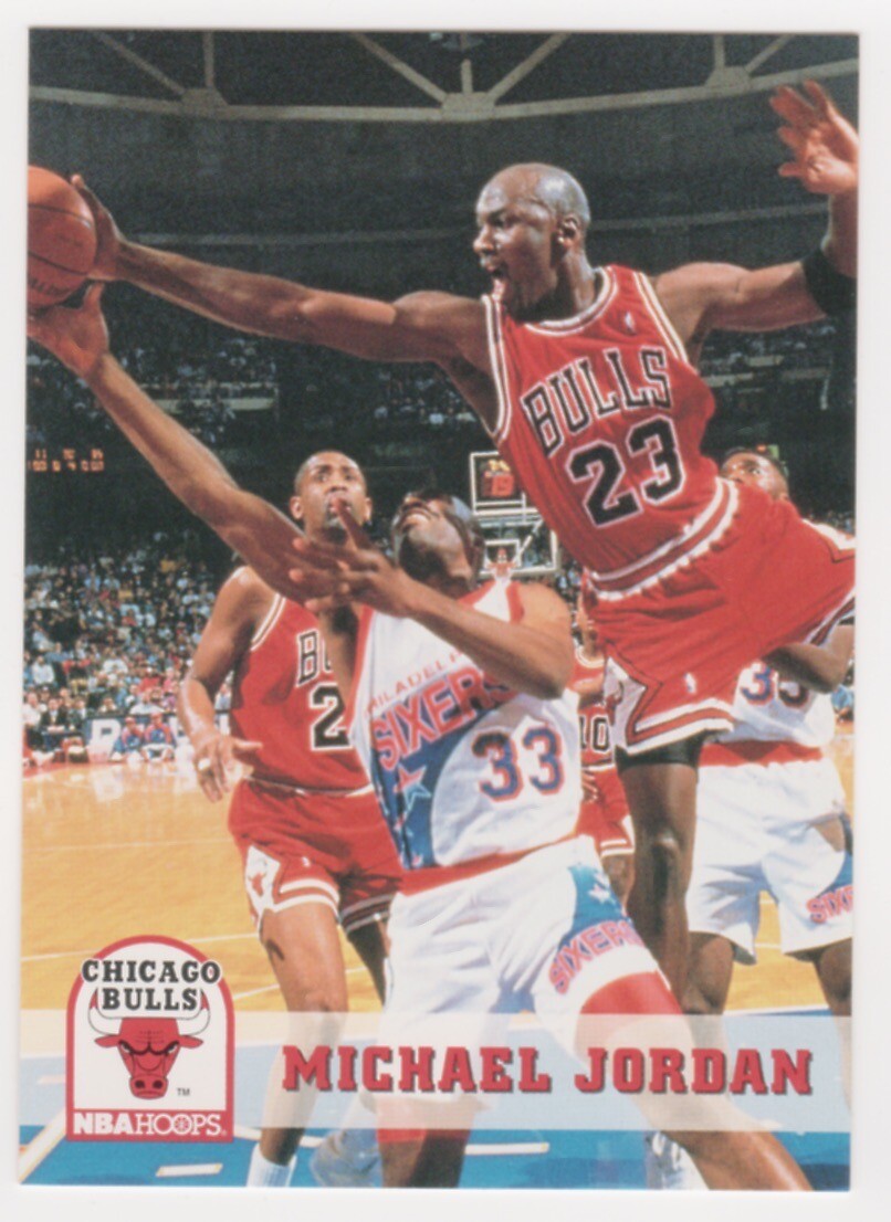 1993-94 Hoops #28 Michael Jordan b Chicago Bulls