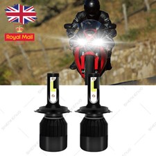 FOR Honda ST CBR NSR CBF 2PC H4 Motorcycle High/Low Beam LED Headlight Bulbs Kit