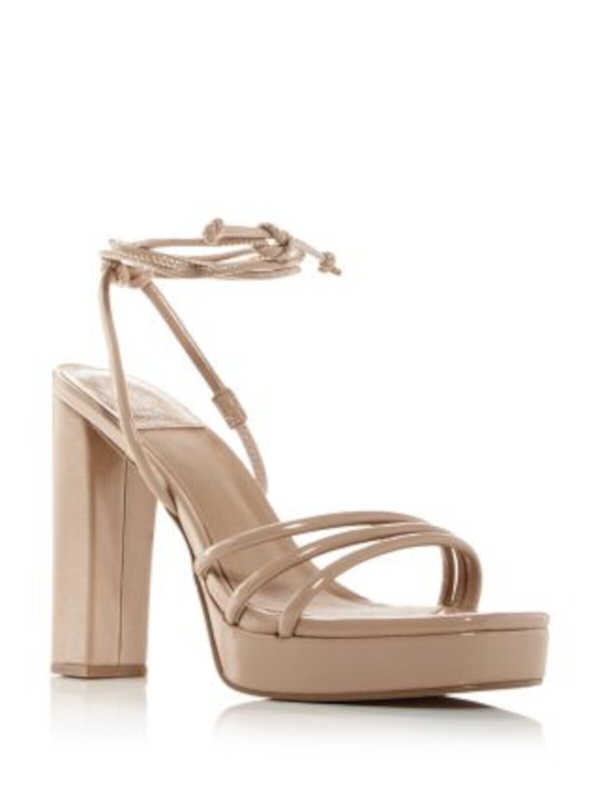 Женские бежевые босоножки на шнуровке Presecco JEFFEREY CAMPBELL с ремешком на щиколотке, 10 М