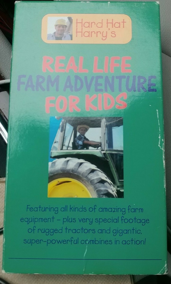 Hard Hat Harry’s Real Life Farm Adventure For Kids VHS 1995