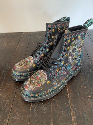 Dr. Martens Day Of The Dead 1460 Men's Size 11 Skull Backhand 25377102 IN  HAND 190665286809 | eBay