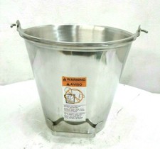 Premium Stainless Steel Pail, Vet/milk Bucket, Completely Seamless