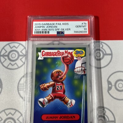 POP 2 PSA 10 2015 SILVER Topps Garbage Pail Kids Jumping Michael