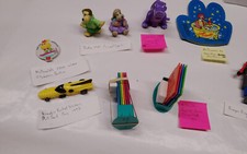 Vintage Fast Food Toys.Random lot of 10