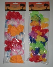 Blumenketten Hawaii Hula Aloha Kette  Karneval, Party, Geburtstag, 2 Farben