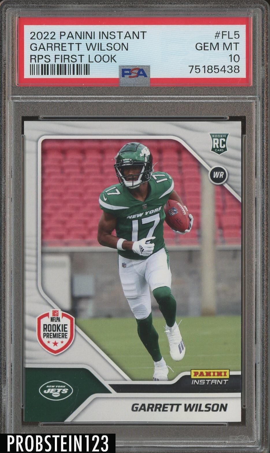 Garrett Wilson Panini Instant Rps First Look #FL5 Base